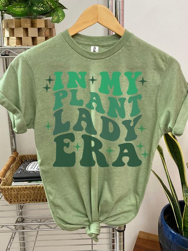 #205 My Plant Lady Era Print Crew Neck T-Shirts, Hoodie, Sweatshirt - T-Shirt, Sweatshirt, Hoodie