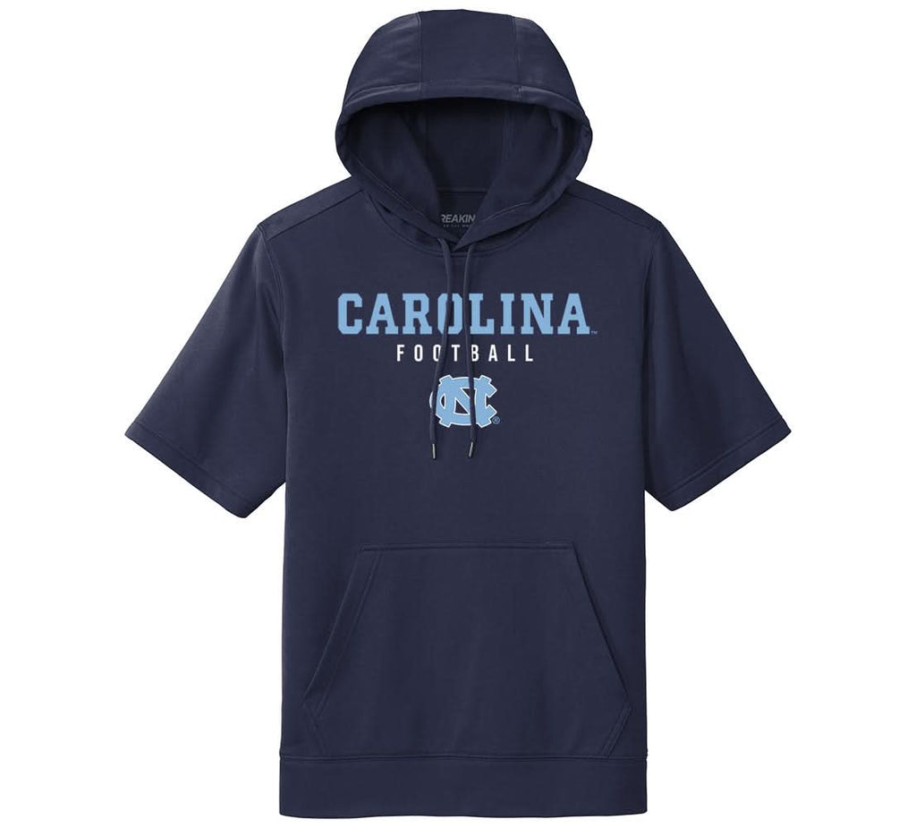 UNC Football: Text Stack Short Sleeve T-Shirts, Hoodie, Sweatshirt - T-Shirt, Sweatshirt, Hoodie