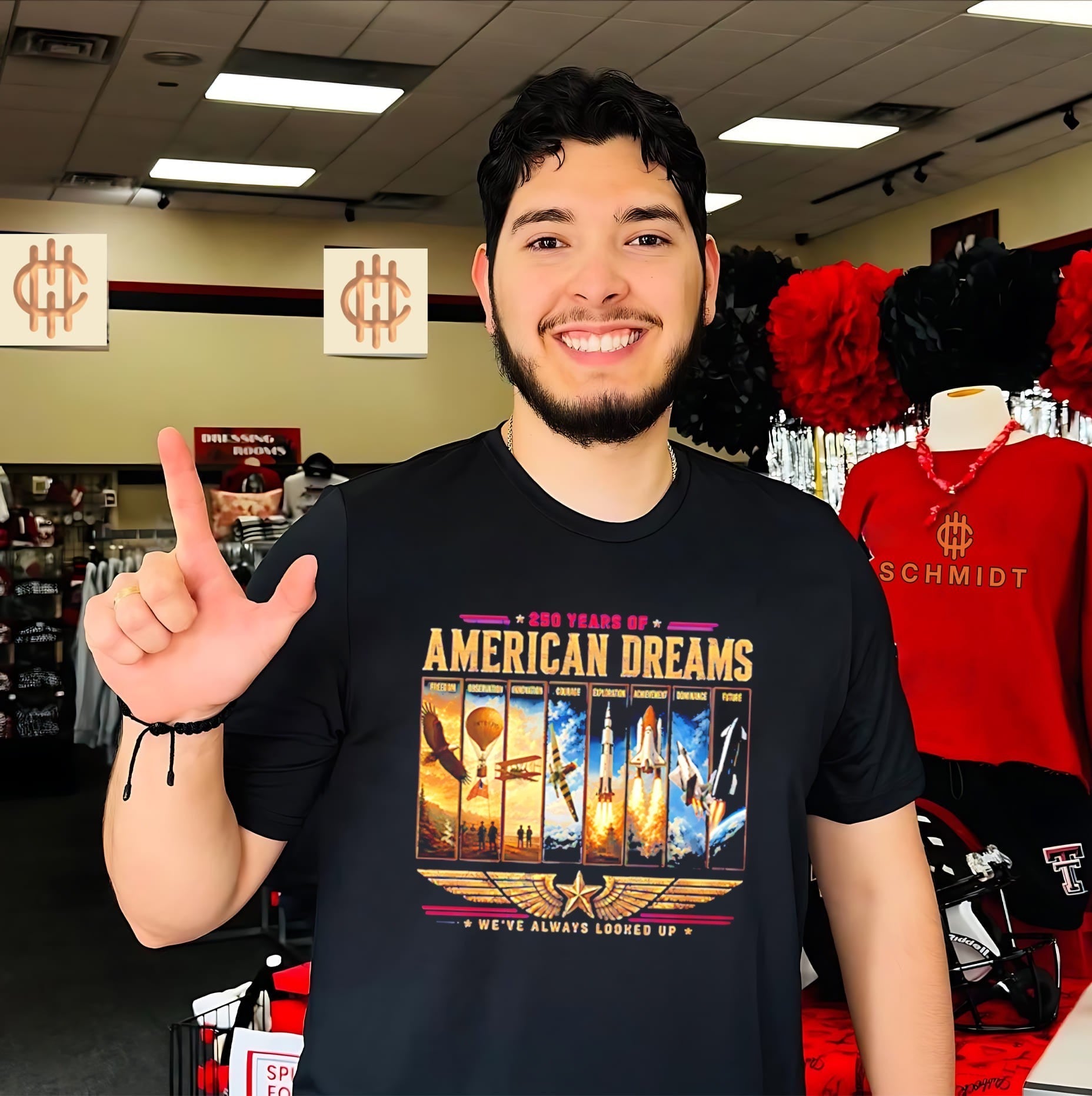 250 Years Of American Dreams Weve Always Looked Up Est 1776 Shirt Unisex T-shirt, Sweatshirt, Hoodie, Long Sleeve Tee - T-Shirt, Sweatshirt, Hoodie