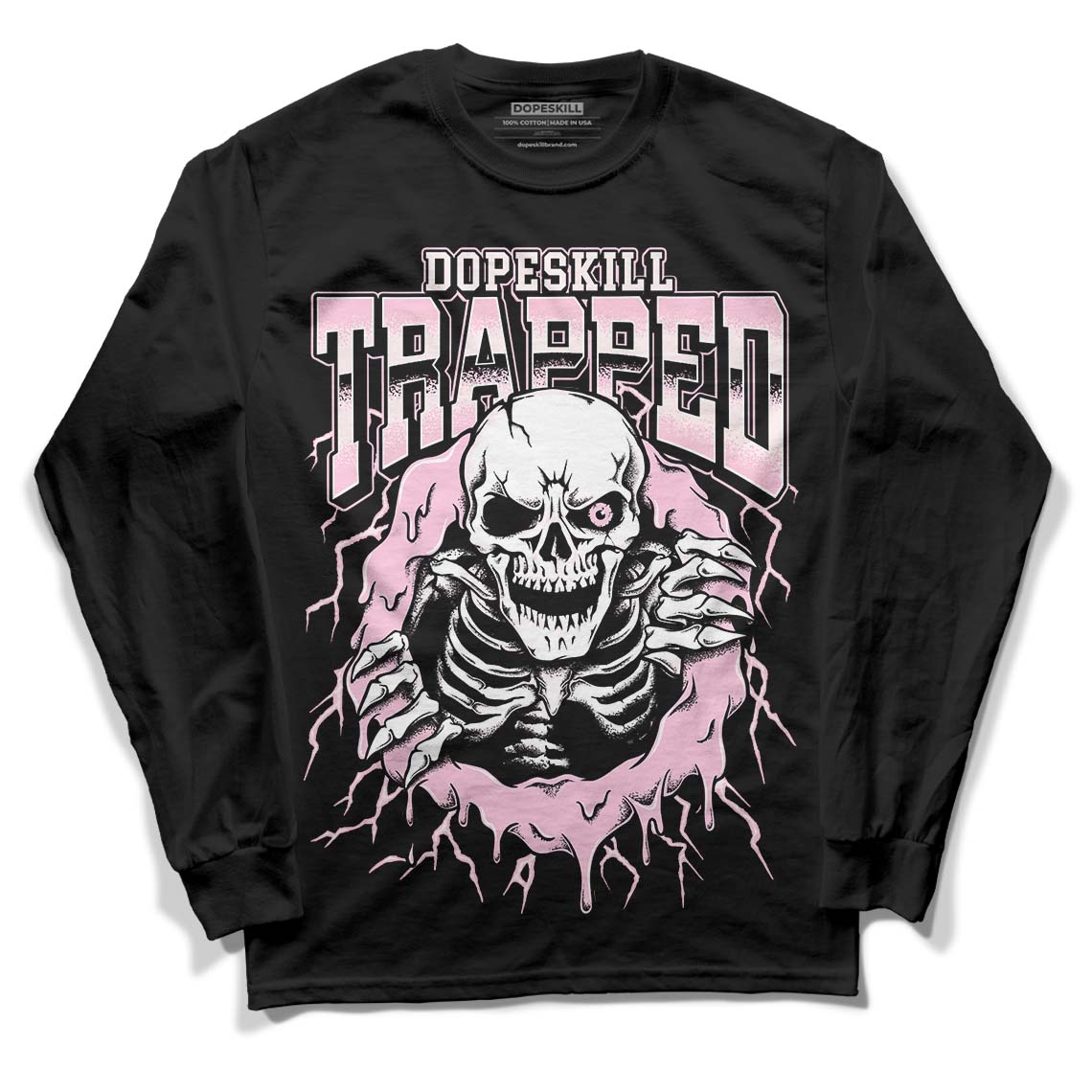 Dunk Low Pink Foam DopeSkill Long Sleeve Trapped Halloween T-Shirts, Hoodie, Sweatshirt - T-Shirt, Sweatshirt, Hoodie