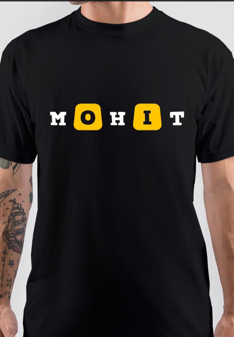 Mohit Black T-Shirts, Hoodie, Sweatshirt - T-Shirt, Sweatshirt, Hoodie