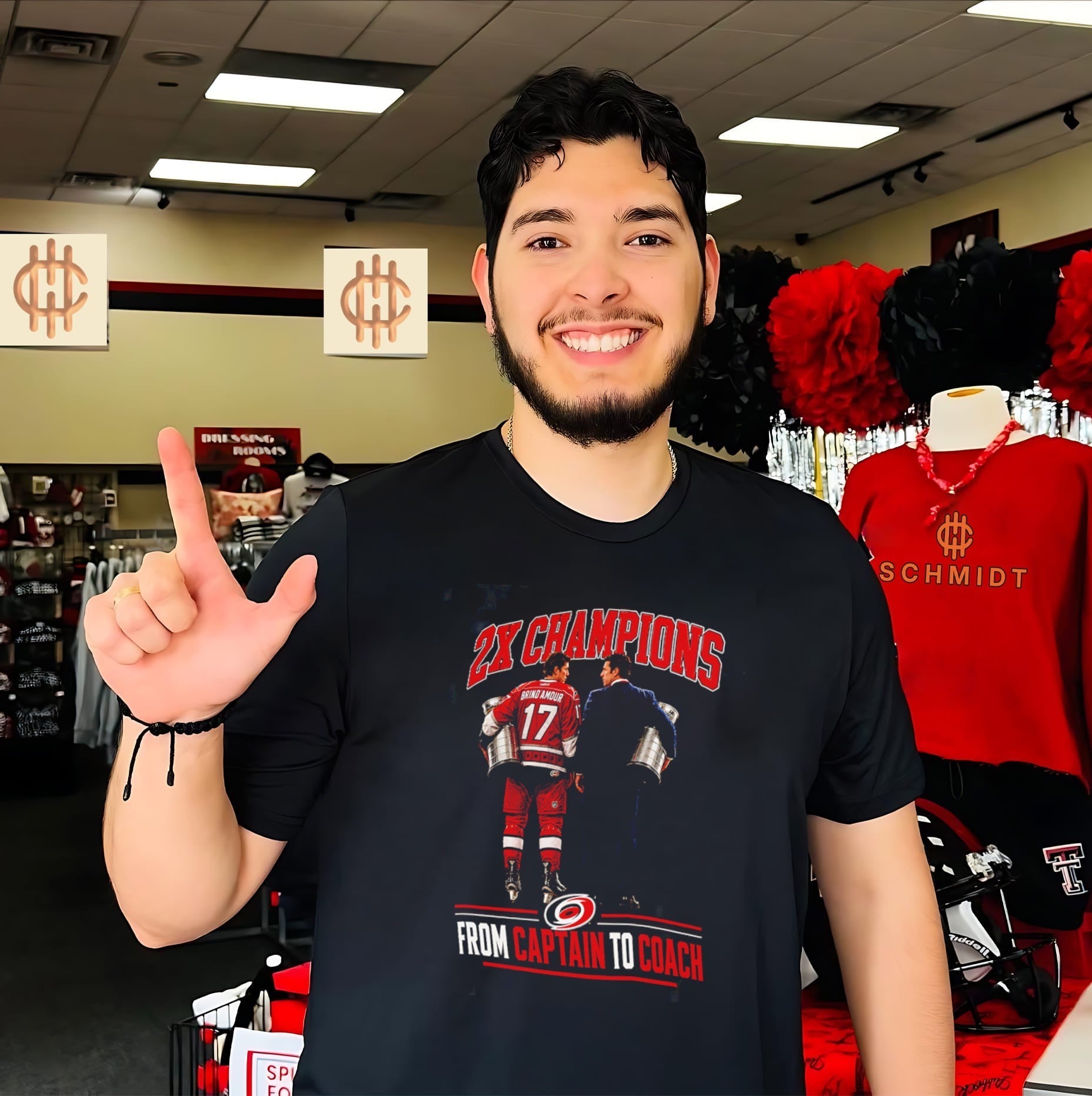 2x Champions Rod BrindAmour Captain To Coach Carolina Hurricanes shirt Unisex T-shirt, Sweatshirt, Hoodie, Long Sleeve Tee - T-Shirt, Sweatshirt, Hoodie
