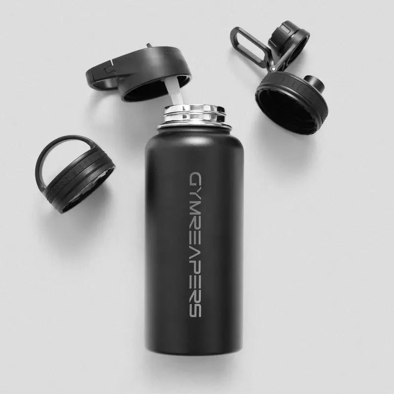 32 Oz Stainless Steel Water Bottle 3X Leakproof Lids Straw Chug Wide Mouthed Canteen Drinkware Flasks Silicone T-Shirts, Hoodie, Sweatshirt - T-Shirt, Sweatshirt, Hoodie