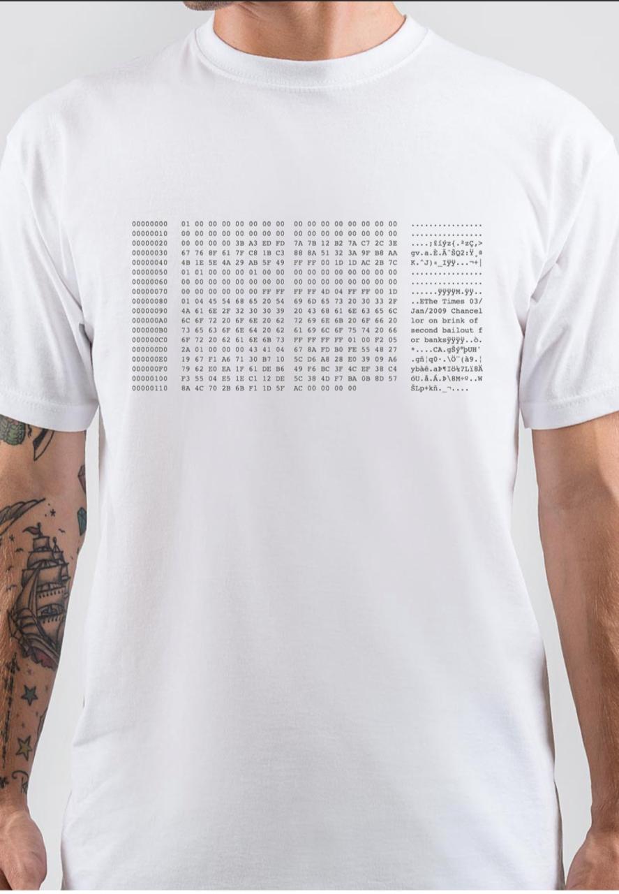 Bitcoin Genesis Block T-Shirts, Hoodie, Sweatshirt - T-Shirt, Sweatshirt, Hoodie