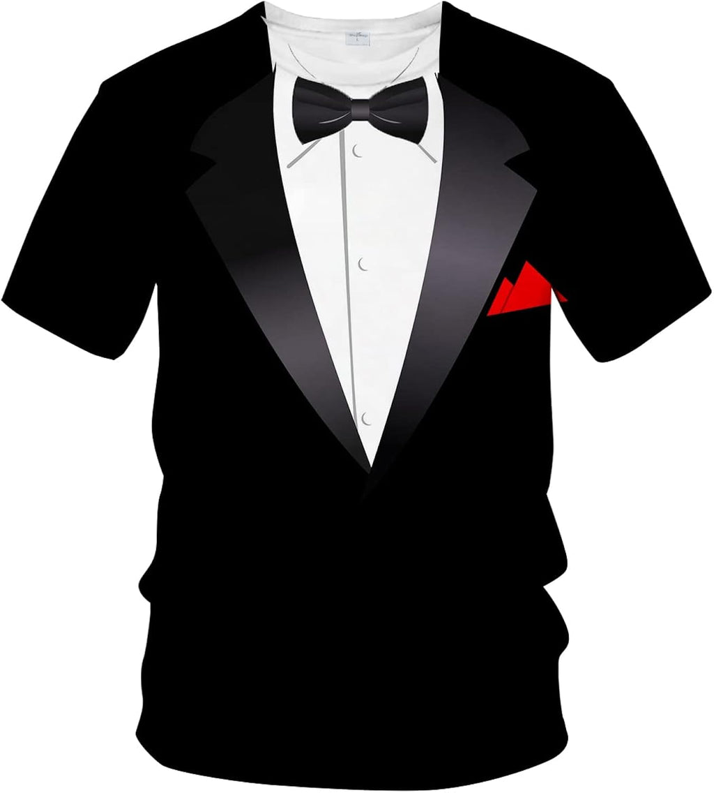 Tuxedo T Shirts for Men Tux Costume Suit and Tie Tee Shirt Gifts T-Shirt Unisex T-shirt, Sweatshirt, Hoodie, Long Sleeve Tee - T-Shirt, Sweatshirt, Hoodie