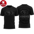 49ers Back In Black 2025 Two Sided Shirt Unisex T-shirt, Sweatshirt, Hoodie, Long Sleeve Tee - T-Shirt, Sweatshirt, Hoodie