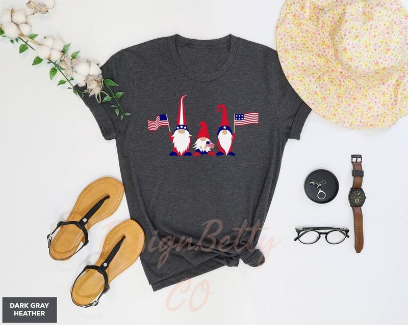 4th July Gnomes Shirt Gnome Shirt Fourth July Shirt American Flag Shirt Independence Day 4th July Shirt Patriotic Shirt T-Shirts, Hoodie, Sweatshirt - T-Shirt, Sweatshirt, Hoodie