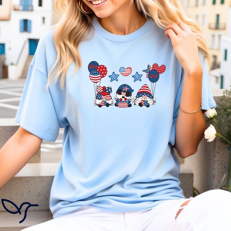 4th July Gnomes Shirtamerican Freedom Cute Fourth Jully Shirtindependence Day Giftgnome Shirt T-Shirts, Hoodie, Sweatshirt - T-Shirt, Sweatshirt, Hoodie