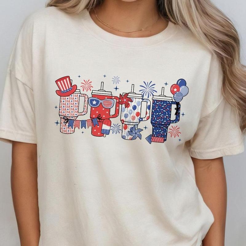 4th July Obsessive Cup Disorder 4th July Retro America Shirt USA Flag Independence Day 4th July Tumbler USA Shirt Tops Fourth July Shirt T-Shirts, Hoodie, Sweatshirt - T-Shirt, Sweatshirt, Hoodie