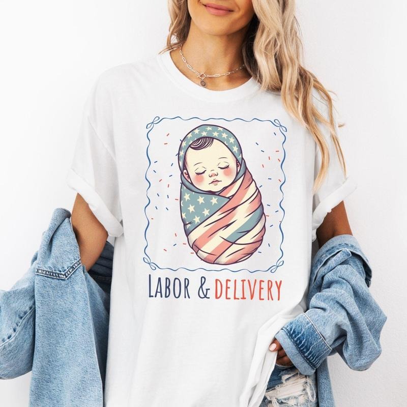 4th July Labour Delivery Nurse Shirt Fourth July L D Nurse 4th July Labor Delivery Nurse Independence Day T-Shirts, Hoodie, Sweatshirt - T-Shirt, Sweatshirt, Hoodie