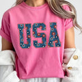 4th July Shirt USA Retro Shirts 4th July Shirts Floral USA Shirt American USA Shirt Tops Cute USA Her Fourth July Shirt Independence Day Her T-Shirts, Hoodie, Sweatshirt - T-Shirt, Sweatshirt, Hoodie