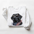 4th July Shirt Black Labradors USA Flag Independence Day Retro National Hunting Day 1 Cotton Menswear T-Shirts, Hoodie, Sweatshirt - T-Shirt, Sweatshirt, Hoodie