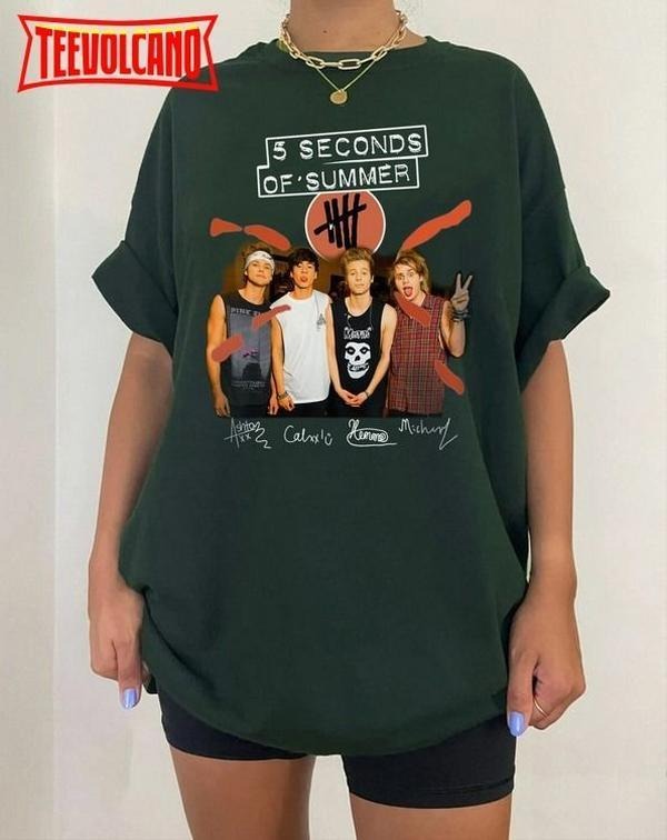 5 Seconds Summer Vintage Music Show Tour T-Shirts, Hoodie, Sweatshirt - T-Shirt, Sweatshirt, Hoodie