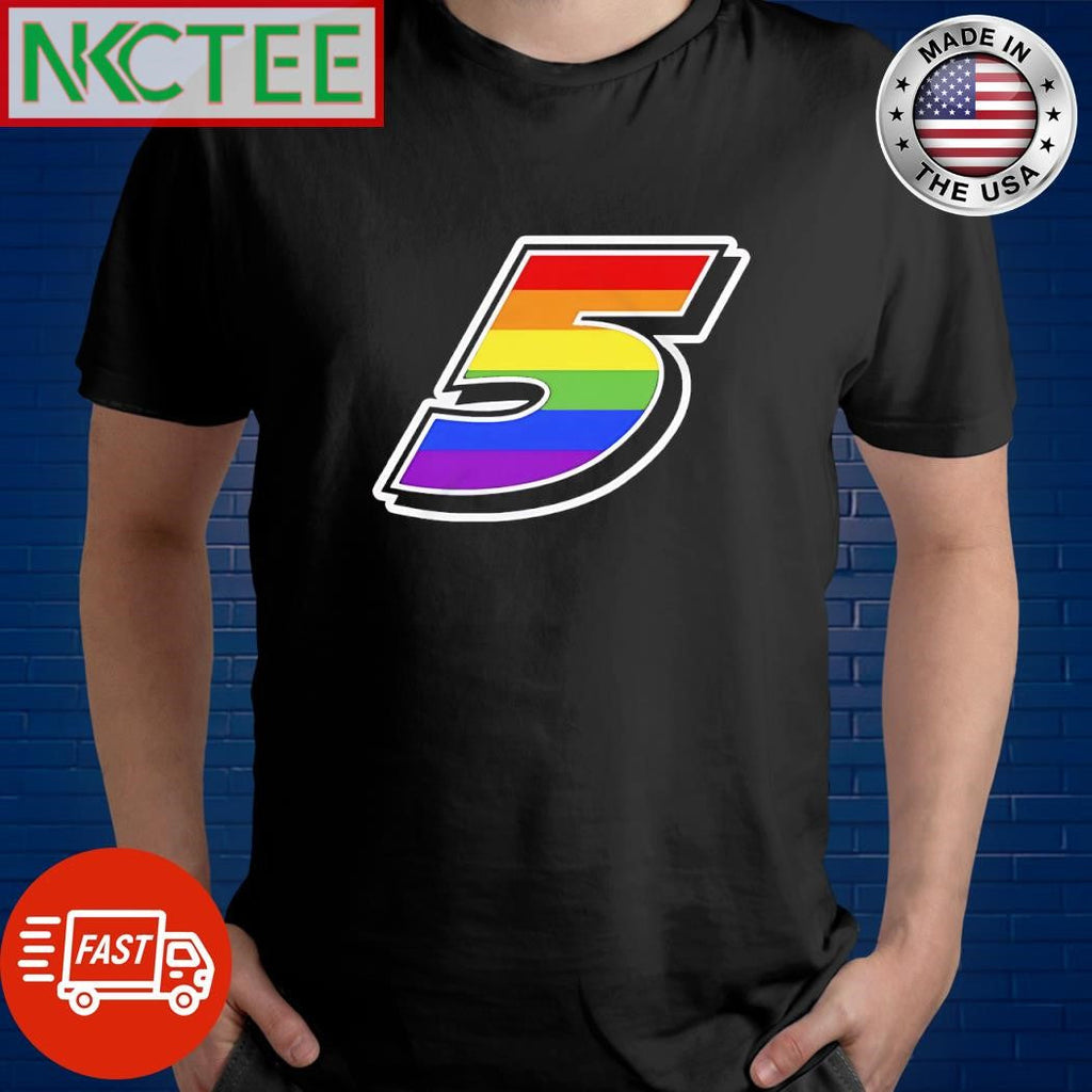 5 rainbow colors shirt Unisex T-shirt, Sweatshirt, Hoodie, Long Sleeve Tee - T-Shirt, Sweatshirt, Hoodie