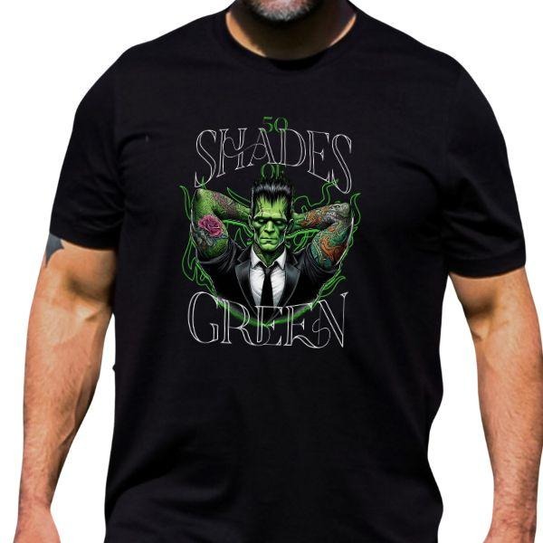 50 Shades Green Tattooed Muscle Bold Unique Tatted Fans Tattoo Art Fitness Enthusiasts Cotton Comfortable Fit Shirt Statement Trendsetters T-Shirts, Hoodie, Sweatshirt - T-Shirt, Sweatshirt, Hoodie