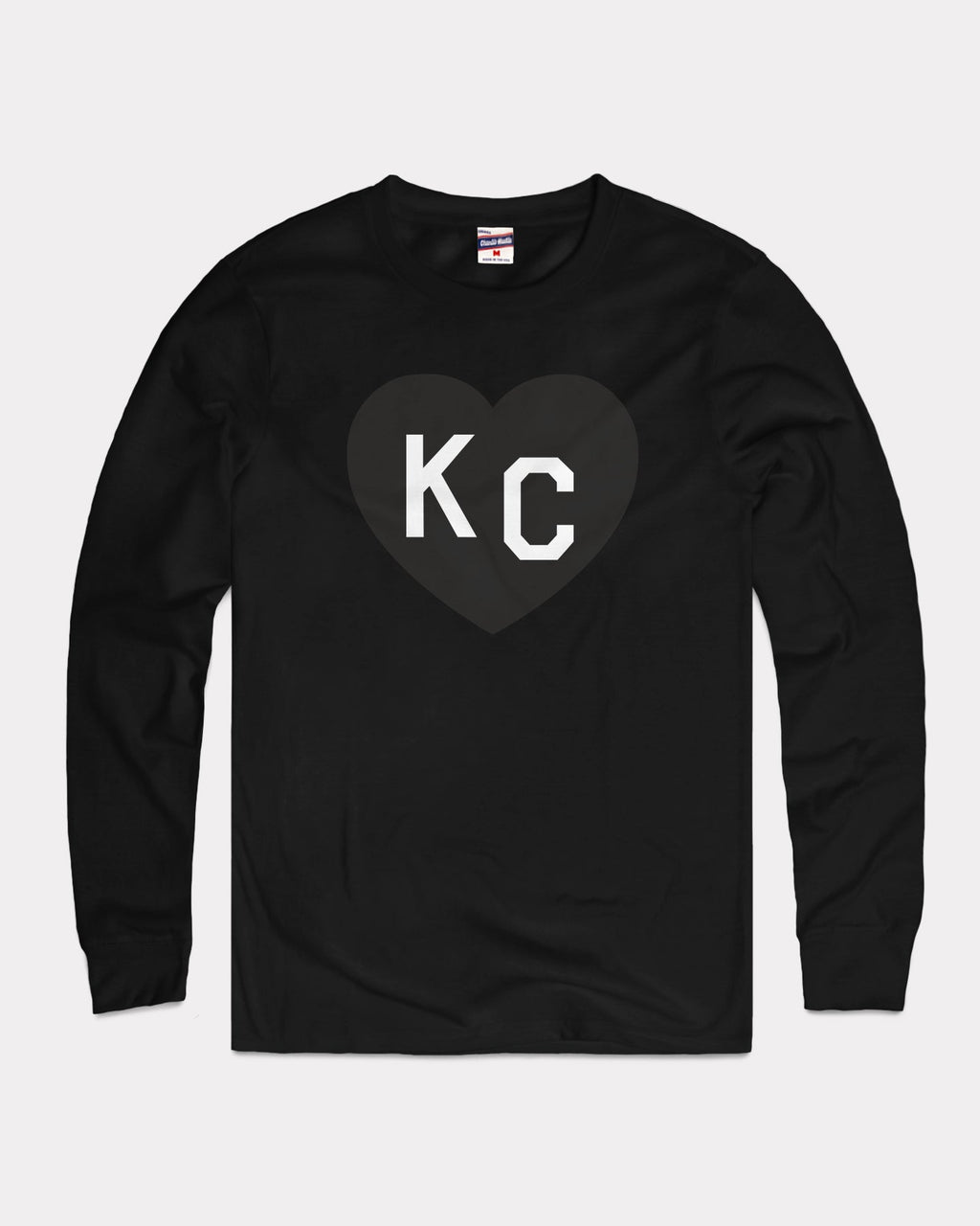 KC Heart Black Long Sleeve T-Shirts, Hoodie, Sweatshirt - T-Shirt, Sweatshirt, Hoodie