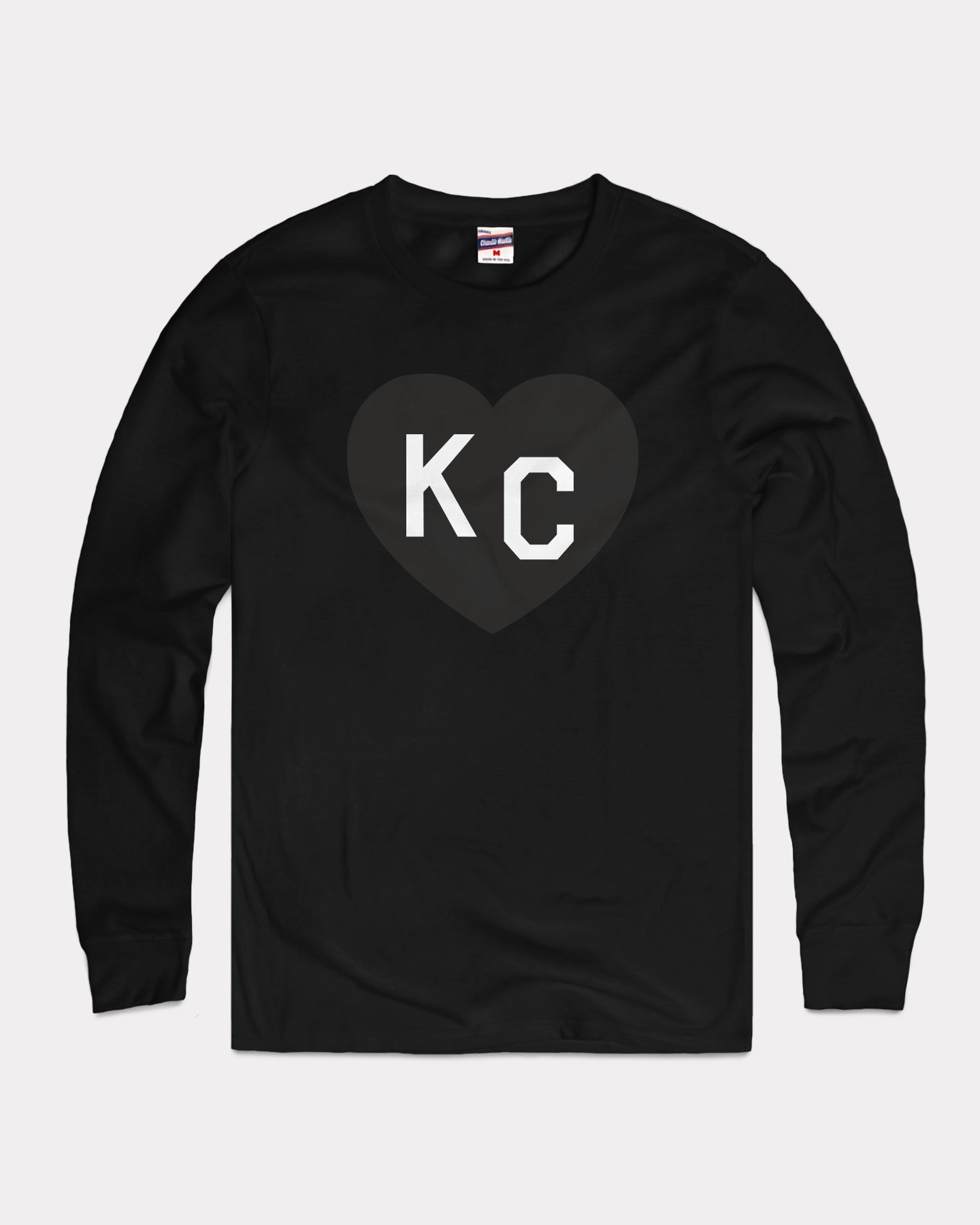 KC Heart Black Long Sleeve T-Shirts, Hoodie, Sweatshirt - T-Shirt, Sweatshirt, Hoodie