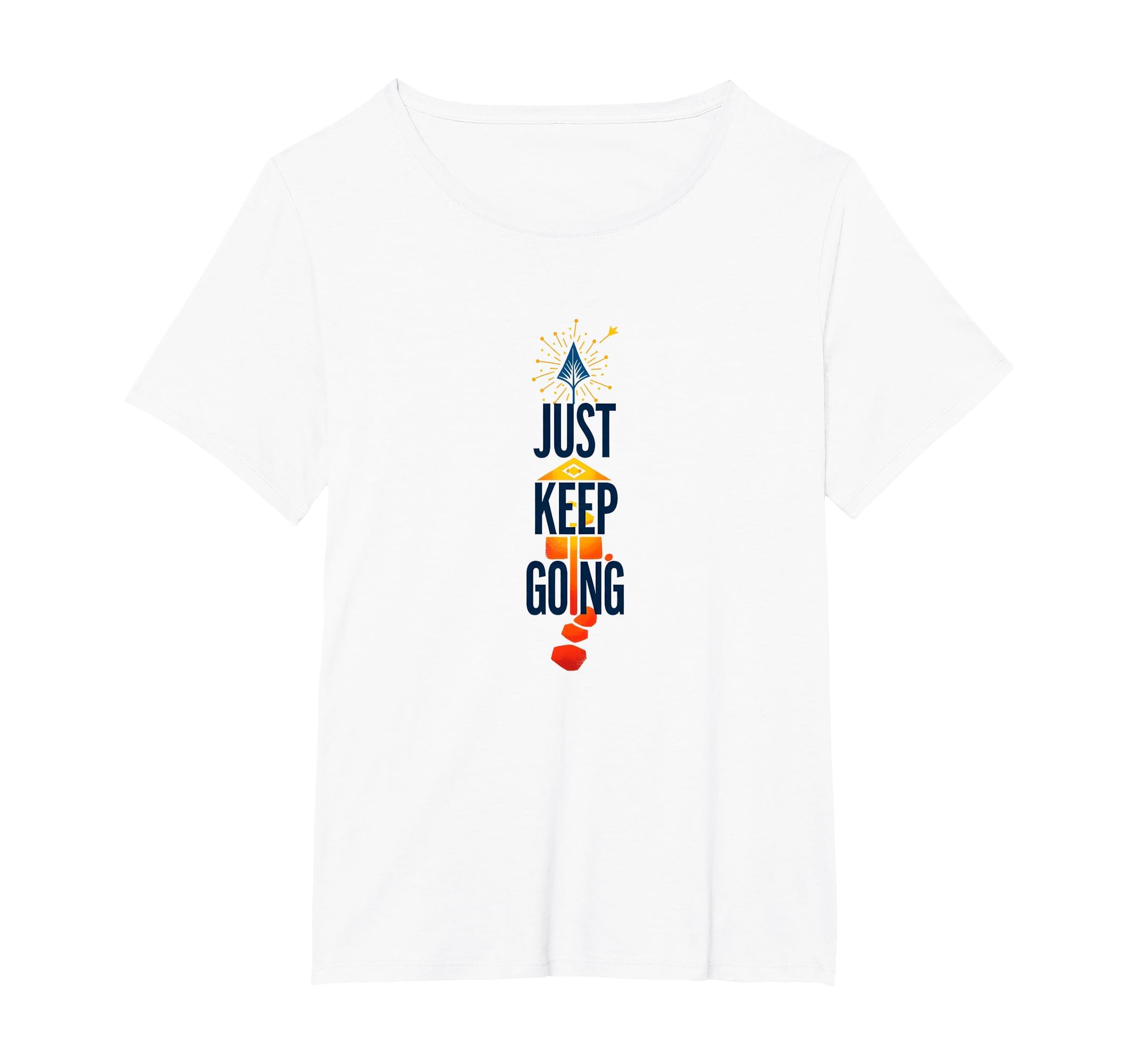 Just Keep Going Inspirational Arrow T-Shirt - Novelty Apparel Unisex - T-Shirt, Sweatshirt, Hoodie