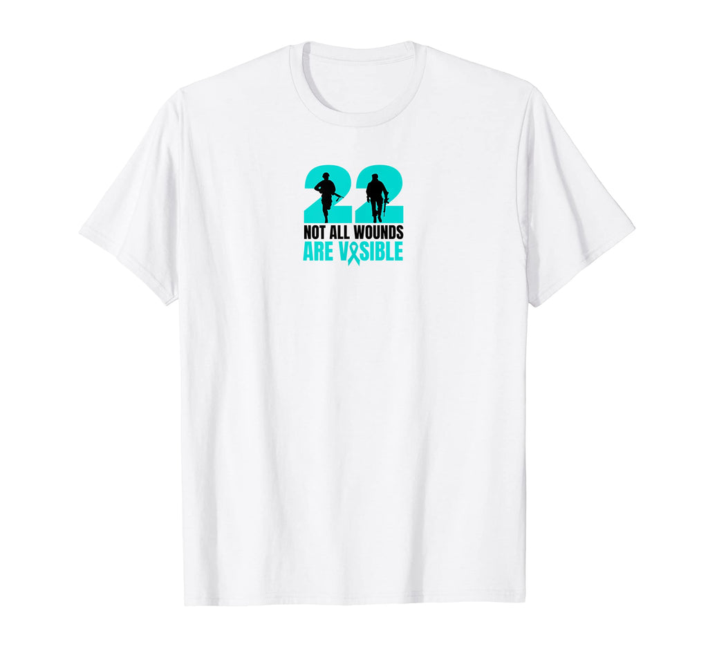 Ptsd Awareness Month 22 Support Veterans T-Shirt - Graphic Print Unisex - T-Shirt, Sweatshirt, Hoodie