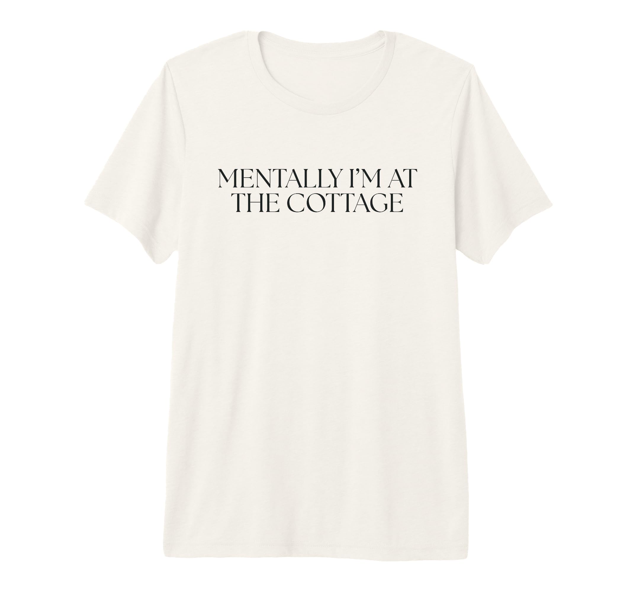 Mentally Im Cottage Bookish T-Shirt - Fun Novelty Design for Adults - T-Shirt, Sweatshirt, Hoodie