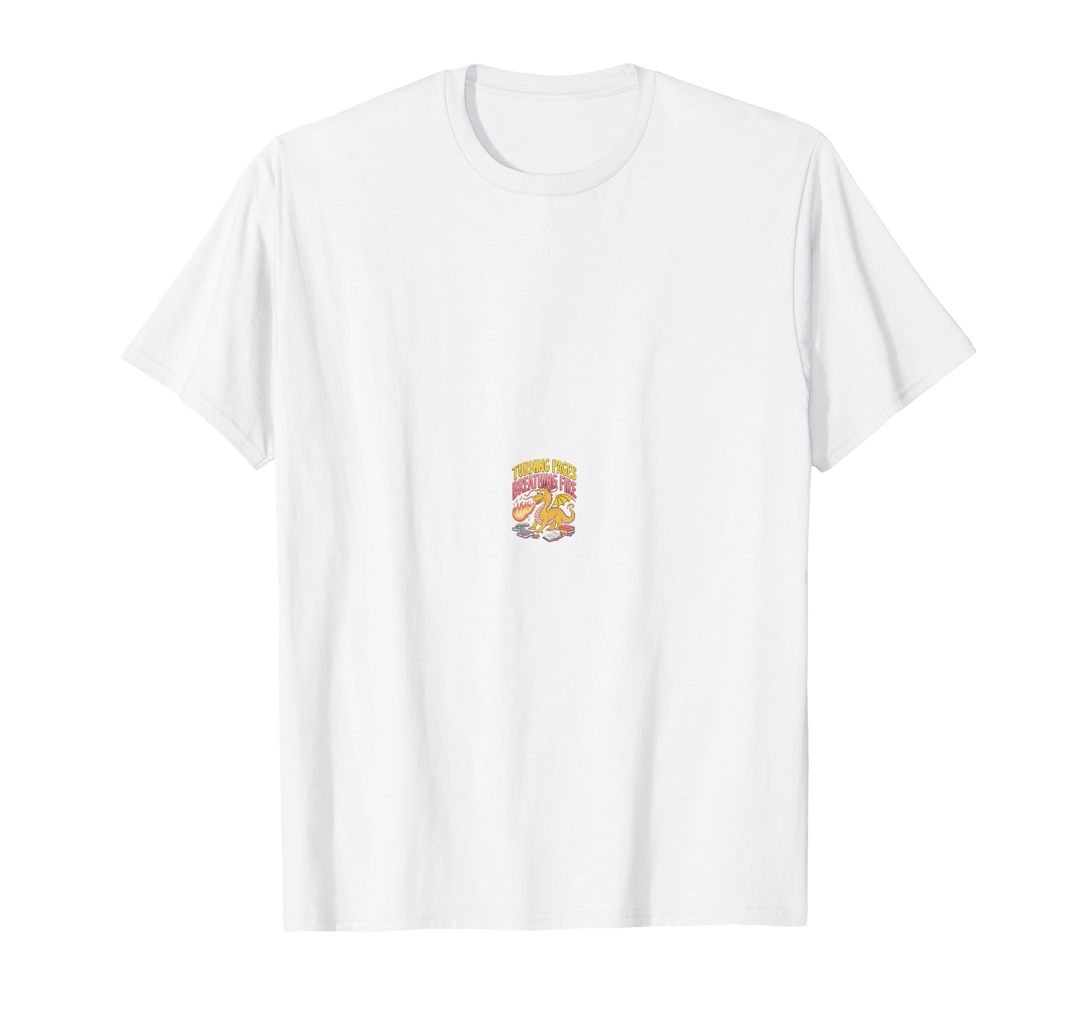 Turning Pages Breathing Fire T-Shirt - Aesthetic Graphic for Adults - T-Shirt, Sweatshirt, Hoodie