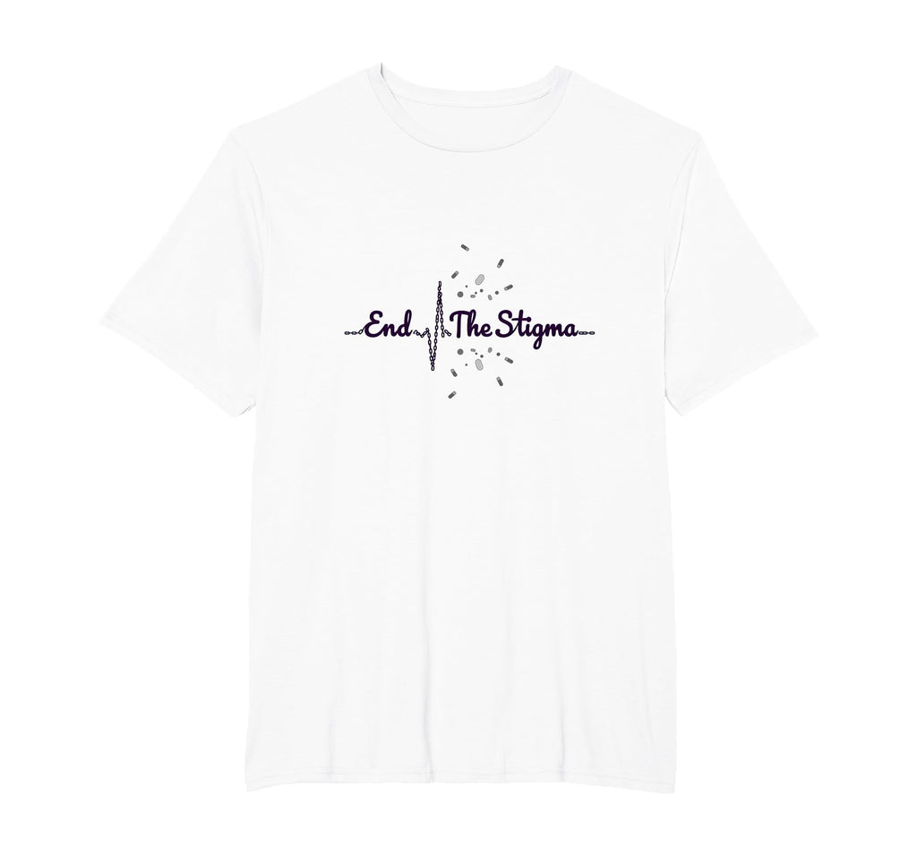 End Stigma Mental Health Awareness T-Shirt - Unique Graphic Unisex - T-Shirt, Sweatshirt, Hoodie