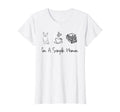 Womens Im Simple Cat Coffee Book T-Shirt - Aesthetic Graphic Men Women - T-Shirt, Sweatshirt, Hoodie