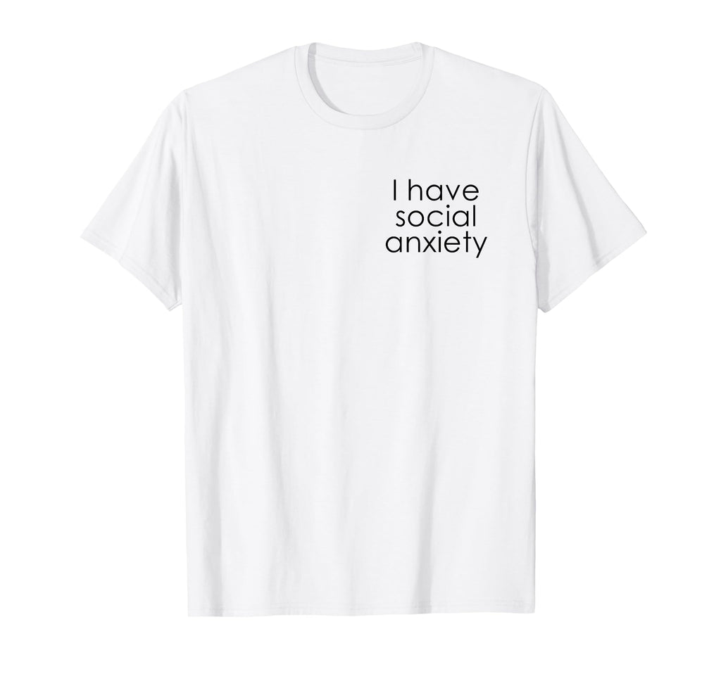 Simple Social Anxiety Colthing T-Shirt - Graphic Print Unisex - T-Shirt, Sweatshirt, Hoodie
