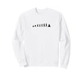 Zen Buddha Evolution Meditation Sweatshirt - Novelty Apparel Men Women - T-Shirt, Sweatshirt, Hoodie