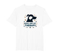 Dogs Are My Therapy Pet Lover Paw Mens T-Shirt - Novelty Apparel Men Women - T-Shirt, Sweatshirt, Hoodie