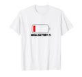 Social Battery One Percent T-Shirt - Fun Novelty Design Unisex - T-Shirt, Sweatshirt, Hoodie