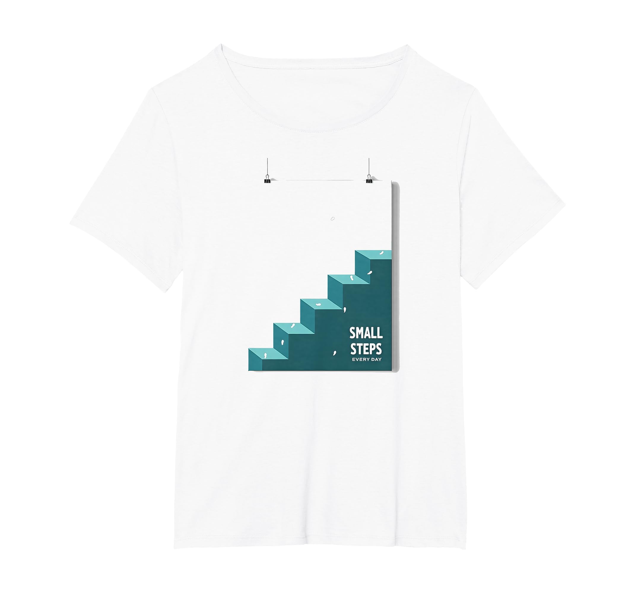 Small Steps Every Day Motivational T-Shirt - Custom Art Print for Adults - T-Shirt, Sweatshirt, Hoodie