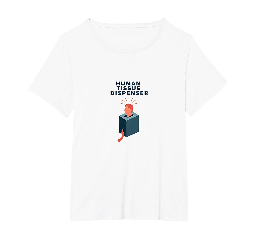 Human Tissue Dispenser Emotional Support T-Shirt - Unique Graphic Unisex - T-Shirt, Sweatshirt, Hoodie
