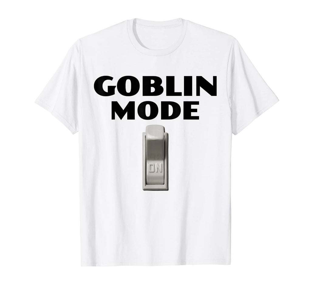 Funny Goblin Mode Meme Switch Lazy T-Shirt - Minimalist Print Unisex - T-Shirt, Sweatshirt, Hoodie