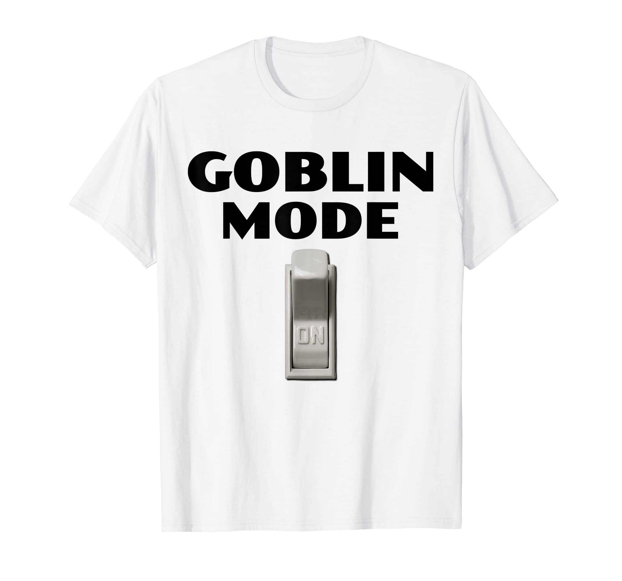 Funny Goblin Mode Meme Switch Lazy T-Shirt - Minimalist Print Unisex - T-Shirt, Sweatshirt, Hoodie