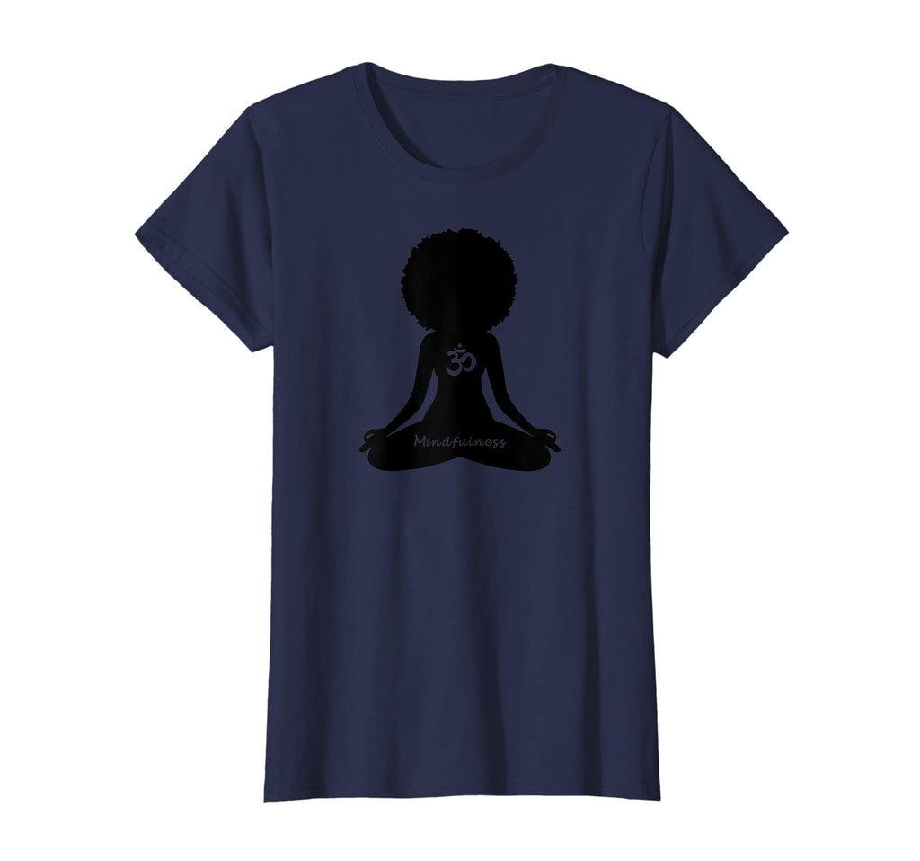 Womens Mindfulness Om African American T-Shirt - Graphic Print Men Women - T-Shirt, Sweatshirt, Hoodie
