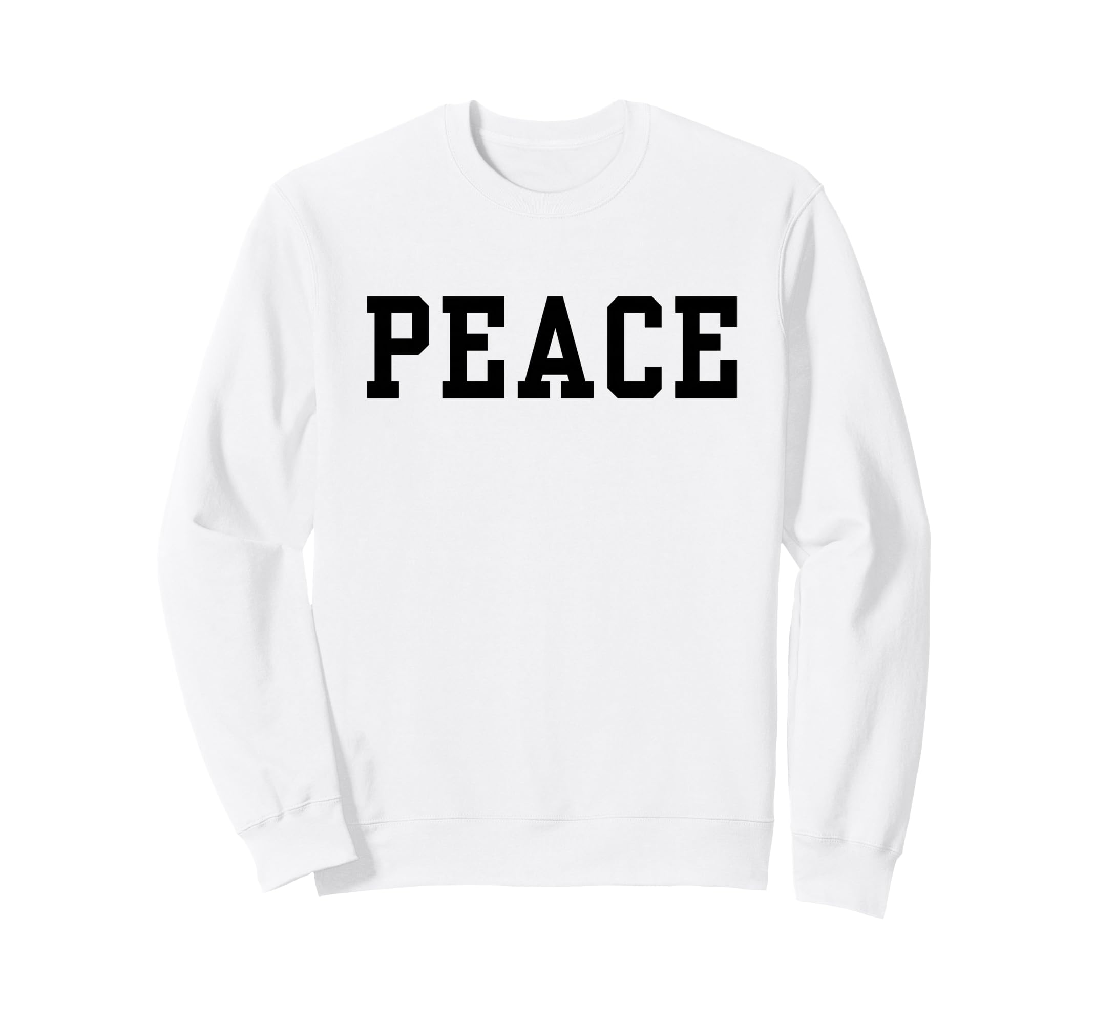 Peace Minimalist Calm Mindfulness Sweatshirt - Unique Graphic for Adults - T-Shirt, Sweatshirt, Hoodie