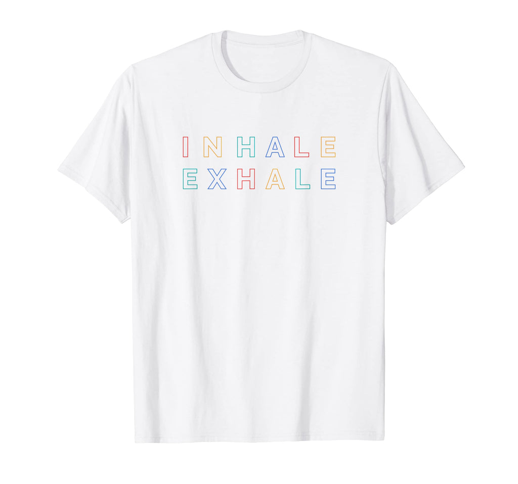 Inhale Exhale Mindfulness Meditation T-Shirt - Unique Graphic for Adults - T-Shirt, Sweatshirt, Hoodie