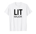 Lit Major Literature T-Shirt - Aesthetic Graphic Men Women - T-Shirt, Sweatshirt, Hoodie