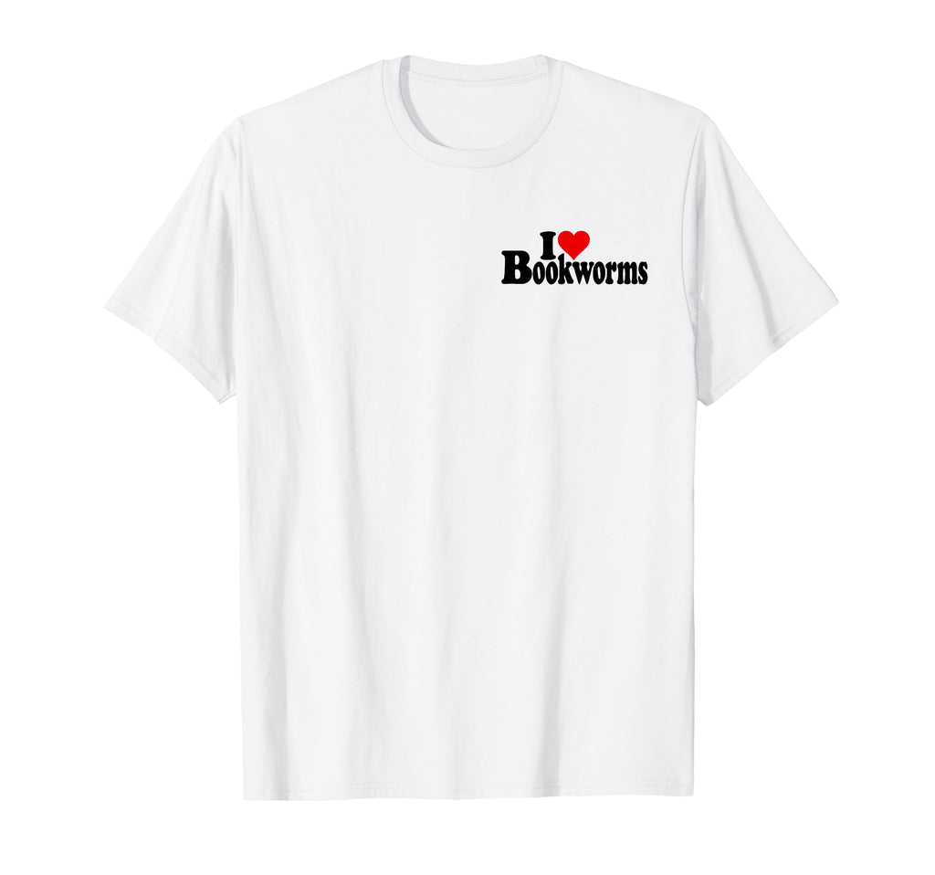 I Love Heart Bookworms Readers Books T-Shirt - Aesthetic Graphic for Adults - T-Shirt, Sweatshirt, Hoodie