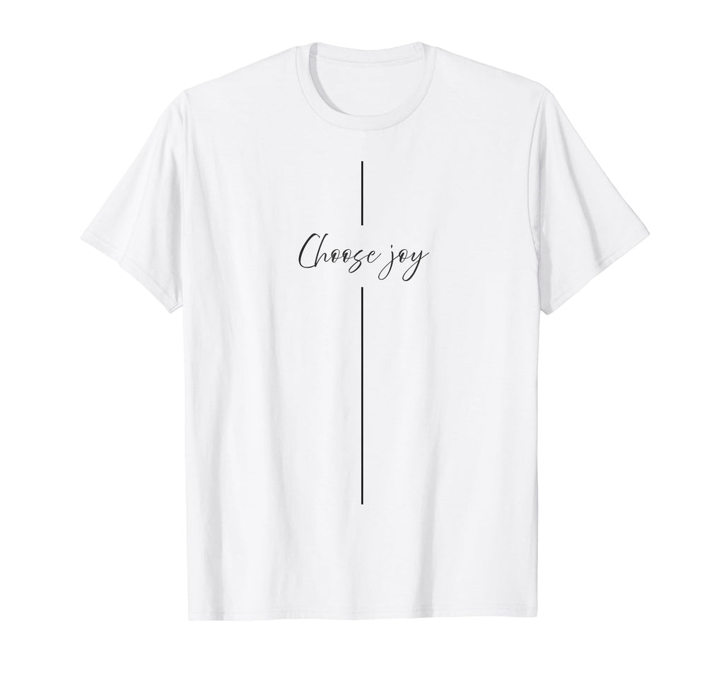 Choose Joy Minimalistic Christian T-Shirt - Fun Novelty Design for Adults - T-Shirt, Sweatshirt, Hoodie