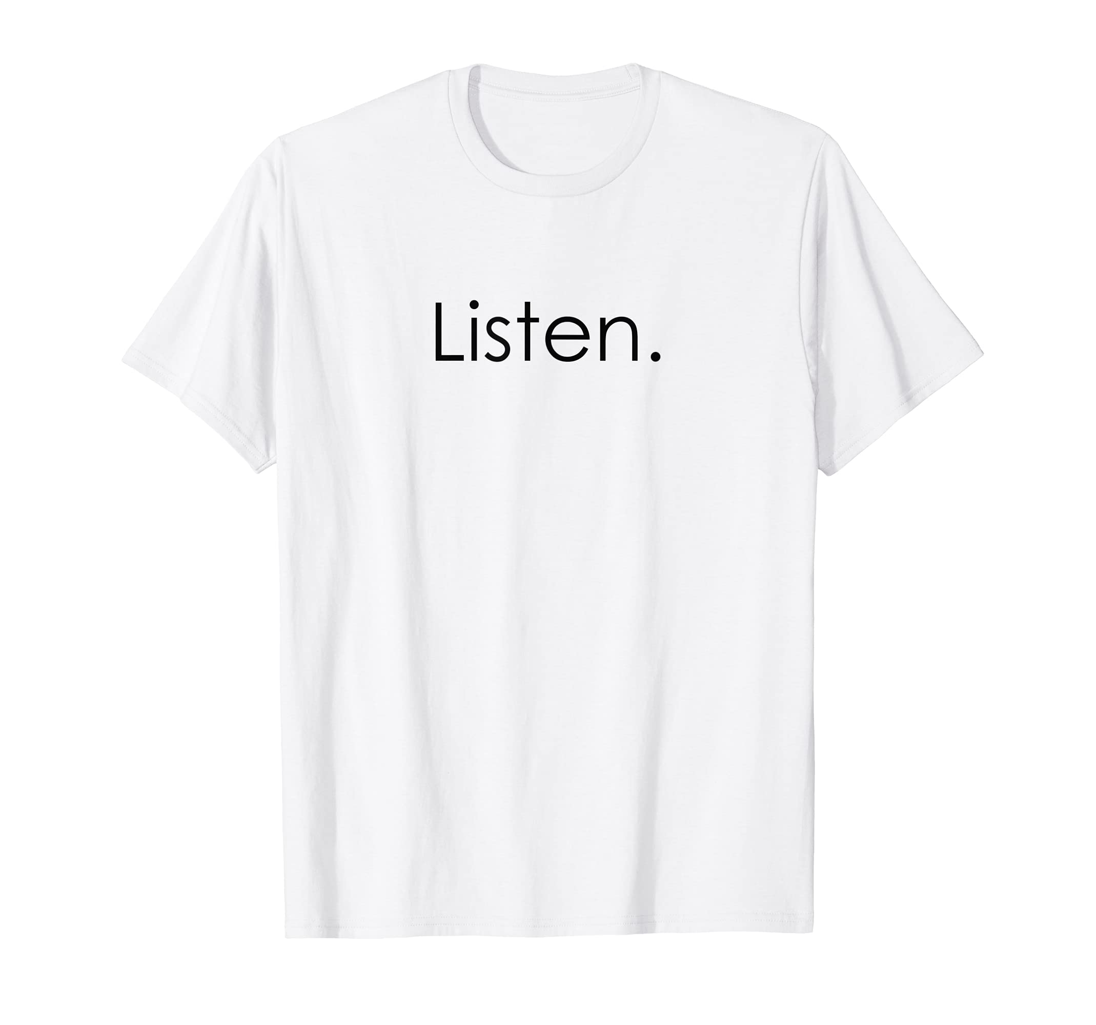 Listen Meditation Inspiration Mindfulness T-Shirt - Custom Art Print Unisex - T-Shirt, Sweatshirt, Hoodie