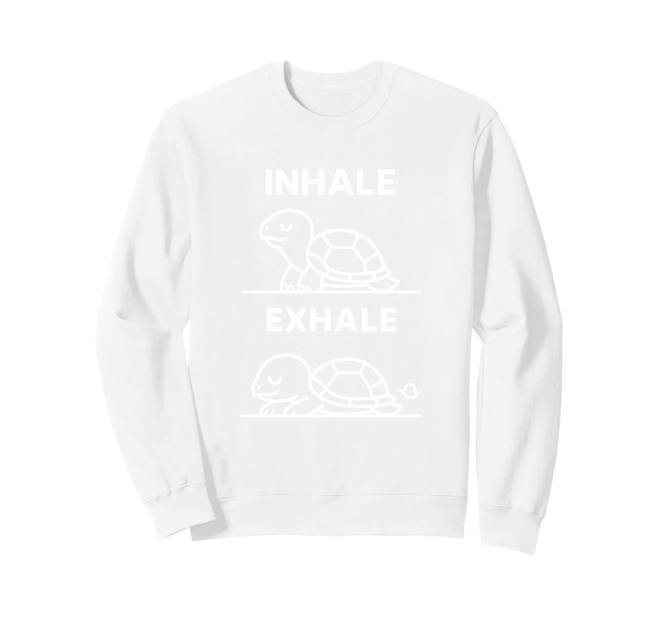 Funny Yoga Inhale Exhale Pooping Sweatshirt - Streetwear Style for Adults - T-Shirt, Sweatshirt, Hoodie