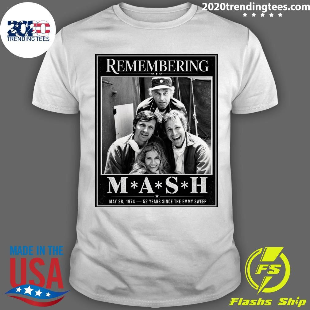 52 Years Ago Today MASH Made Emmy History Shirt Unisex T-shirt, Sweatshirt, Hoodie, Long Sleeve Tee - T-Shirt, Sweatshirt, Hoodie