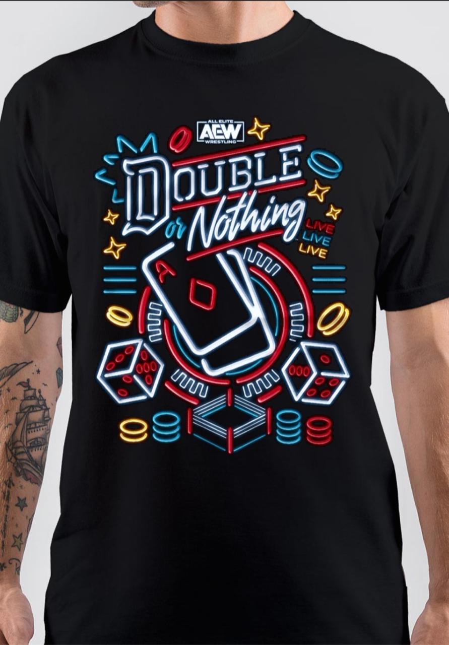 AEW Double Nothing T-Shirts, Hoodie, Sweatshirt - T-Shirt, Sweatshirt, Hoodie