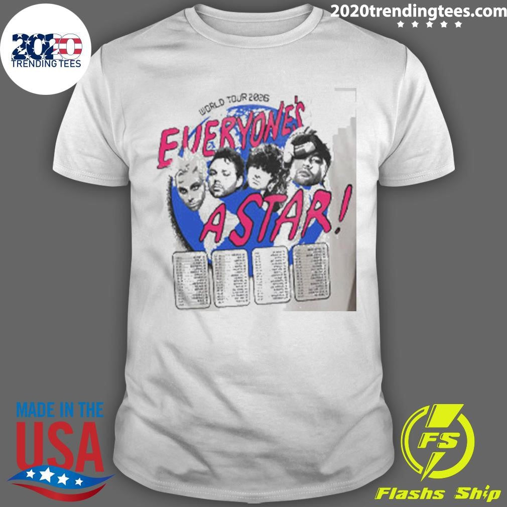 5sos World Tour 2026 Merchandise Shirt Unisex T-shirt, Sweatshirt, Hoodie, Long Sleeve Tee - T-Shirt, Sweatshirt, Hoodie