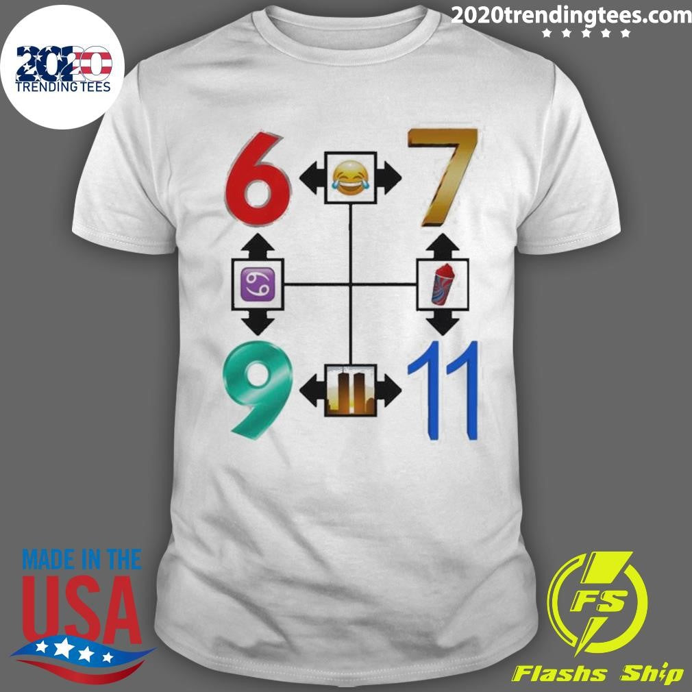 6-7, 69, 9-11 Clean Version Shirt Unisex T-shirt, Sweatshirt, Hoodie, Long Sleeve Tee - T-Shirt, Sweatshirt, Hoodie