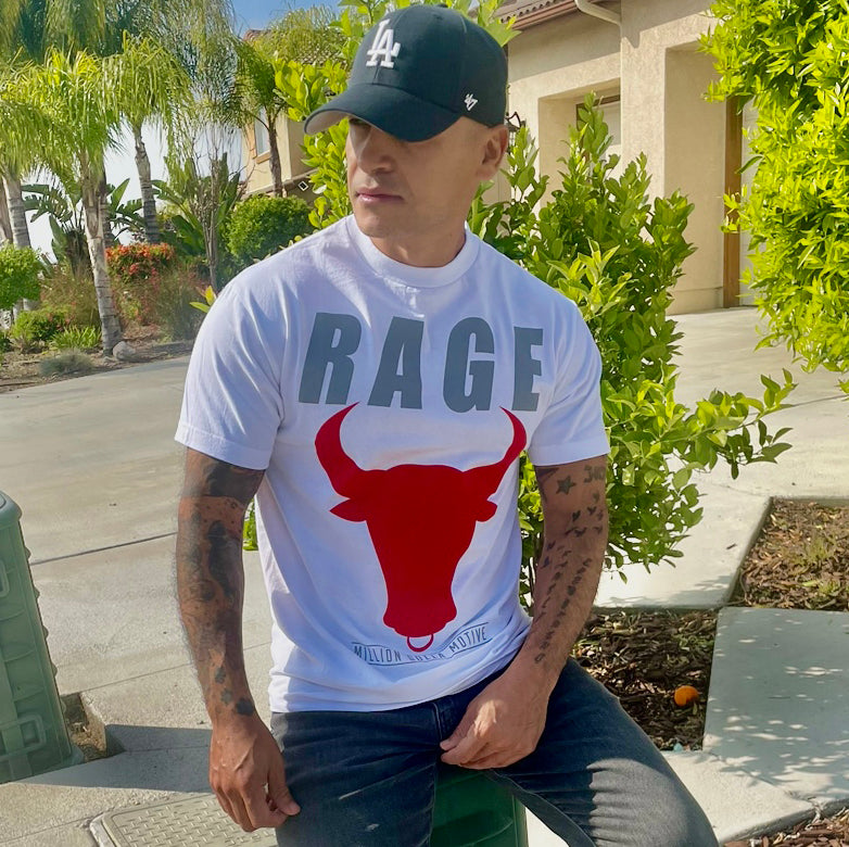 Rage Bull White T-Shirts, Hoodie, Sweatshirt - T-Shirt, Sweatshirt, Hoodie