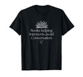 Books Helping Introverts Avoid T-Shirt - Unique Graphic Men Women - T-Shirt, Sweatshirt, Hoodie