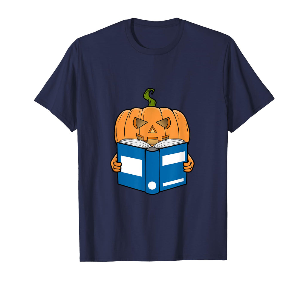 Pumpkin Books Reading Books T-Shirt - Minimalist Print for Adults - T-Shirt, Sweatshirt, Hoodie